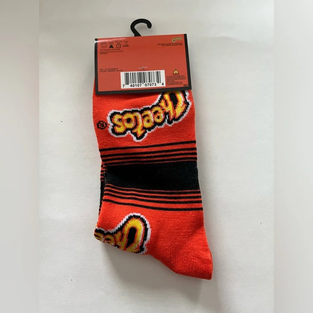 Cheetos Socks Fits Men’s Shoe Size 6-12
